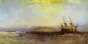A Ship Aground. J.M.W. Turner